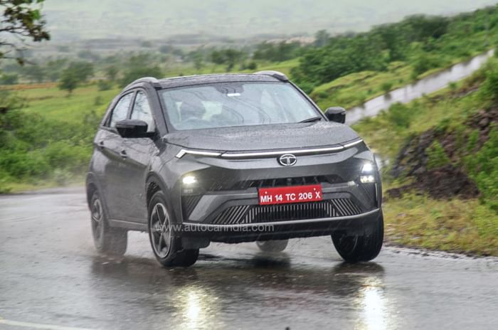 Nexon EV side angle driving shot