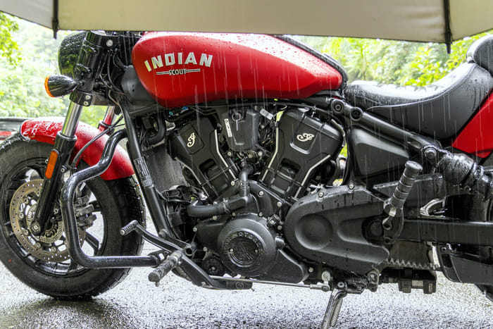 2025 Indian Scout Bobber engiine