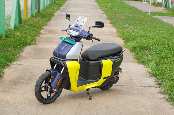 TVS Orbiter front left side static shot on track