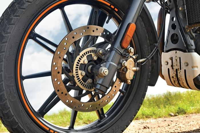 Royal Enfield Scram 440 front brake