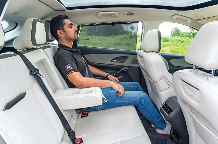 Mahindra XEV 9e rear seats