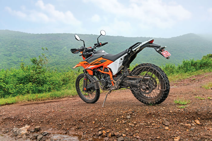 KTM 390 Enduro R global spec left three quarter