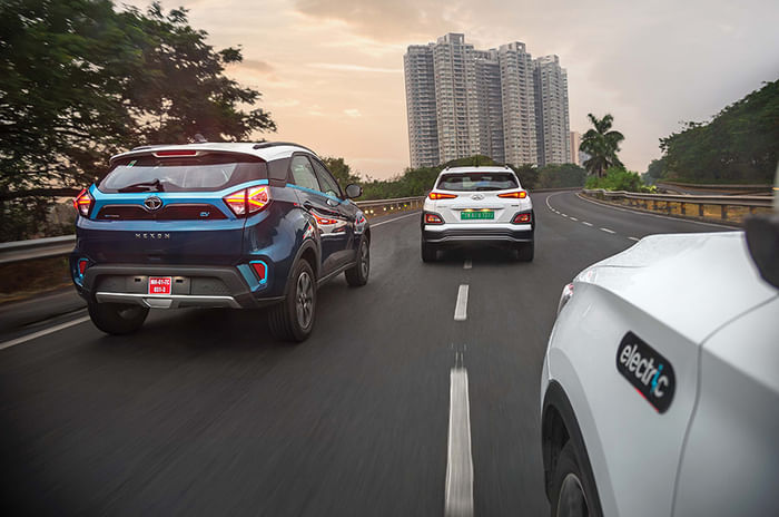 MG ZS EV vs Tata Nexon EV vs Hyundai Kona Electric comparison