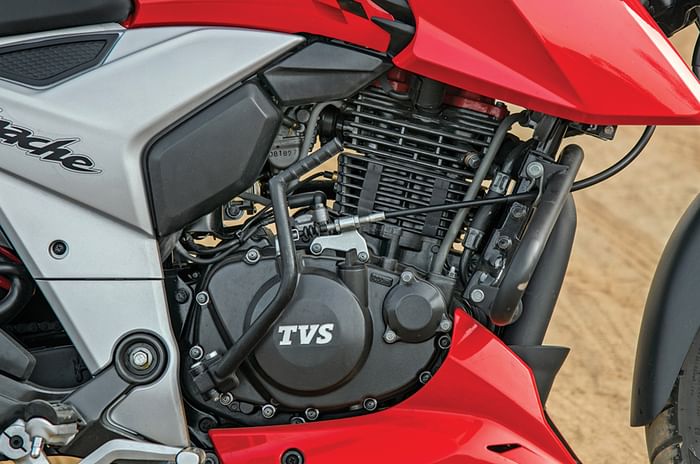 TVS Apache RTR 160 engine TVS Apache RTR 160 engine