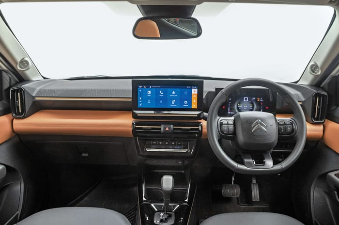 Citroen Basalt X interior and dashboard