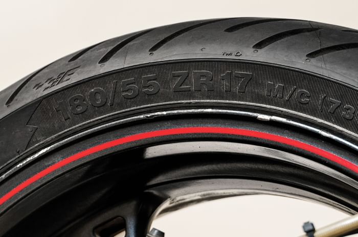 TVS Eurogrip tyre sidewall