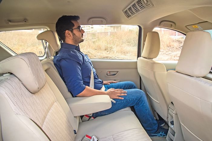 Maruti Suzuki Ertiga second row seats Maruti Suzuki Ertiga second row seats