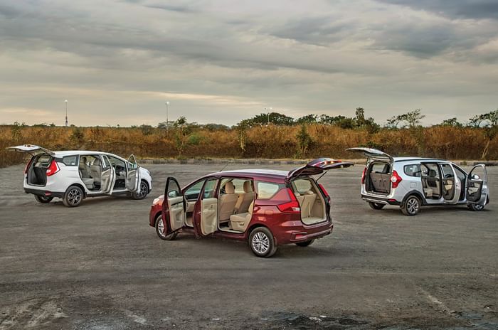 Ertiga vs Marazzo vs Lodgy rear