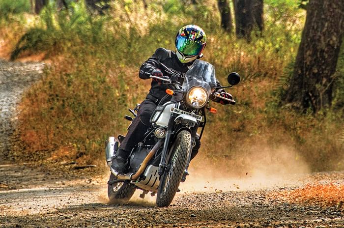 Royal Enfield Himalayan front action Royal Enfield Himalayan front action