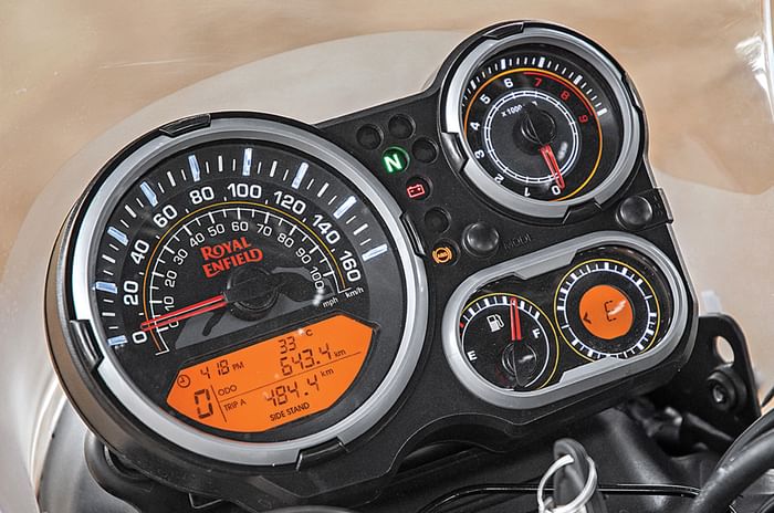 Royal Enfield Himalayan instrument cluster Royal Enfield Himalayan instrument cluster