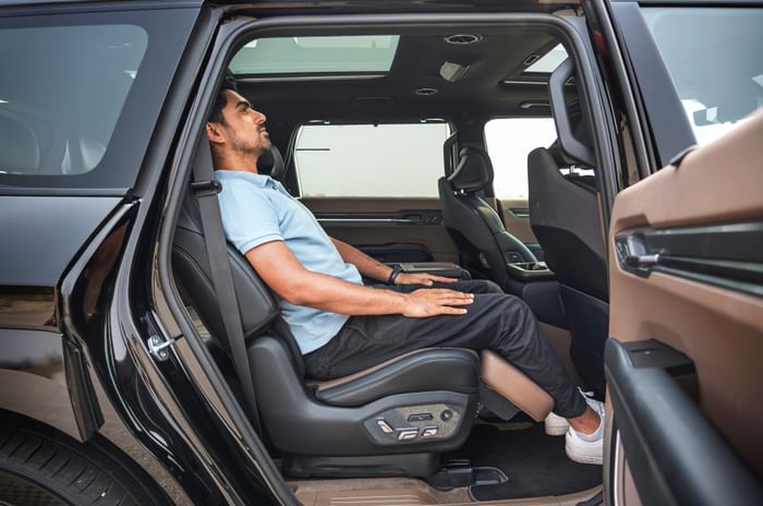 Kia EV9 rear seats Kia EV9 rear seats