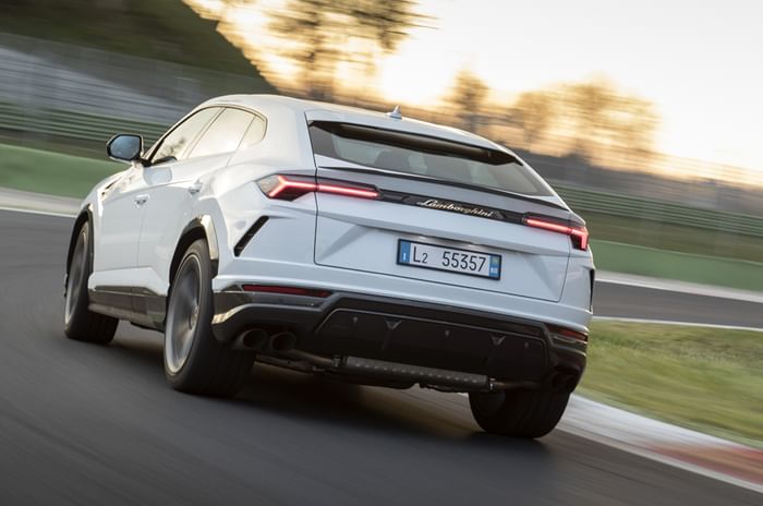 Lamborghini Urus rear action Lamborghini Urus rear action