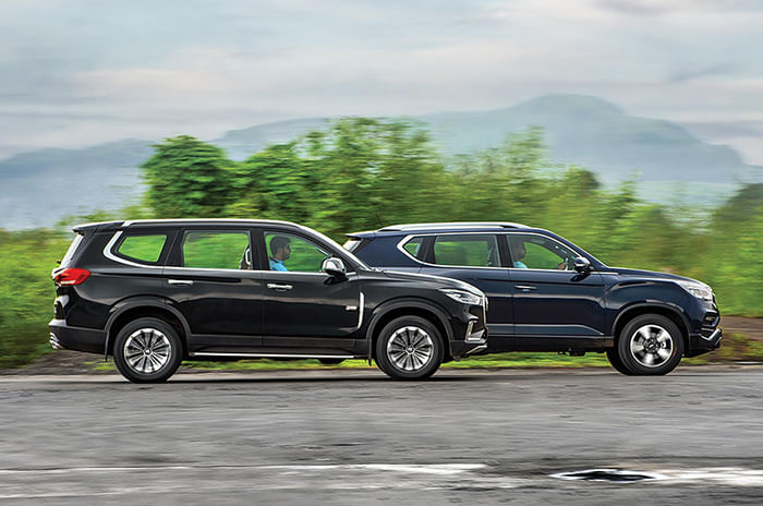 MG Gloster vs Toyota Fortuner vs Ford Endeavour vs Mahindra Alturas G4 comparison