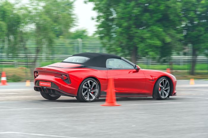 MG cyberster track review autocar india MG cyberster track review autocar india
