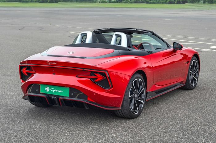 MG cyberster track review autocar india MG cyberster track review autocar india