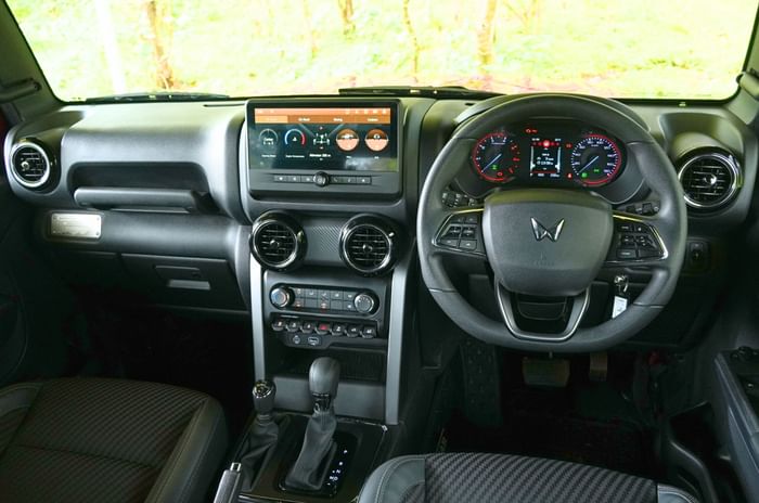 2025 Mahindra Thar interior