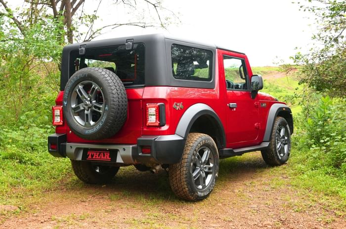 2025 Mahindra Thar rear right side