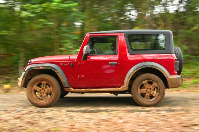 2025 Mahindra Thar side profile