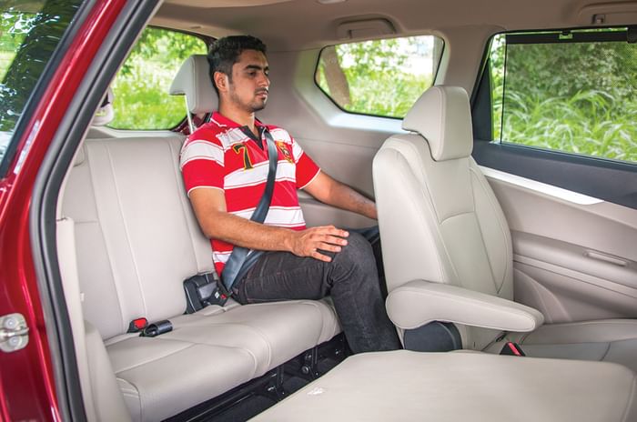 Mahindra Marazzo third row Mahindra Marazzo third row