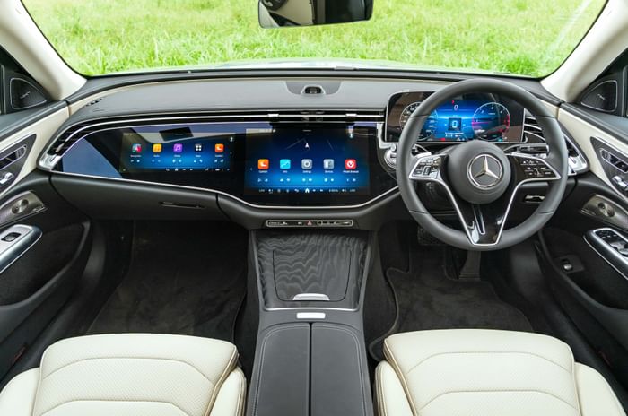 Mercedes E Class E 220d interior and dashboard
