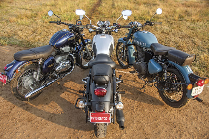 Imperiale 400 vs Jawa Forty Two vs Classic 350 comparison