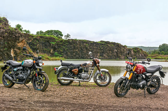 Triumph Speed 400 vs RE Hunter 350 vs Classic 350 comparison: Retro rivalry