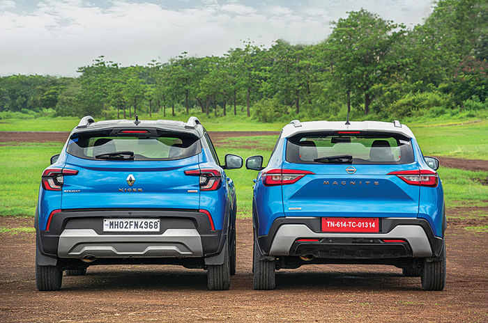 Renault Kiger vs Nissan Magnite comparison