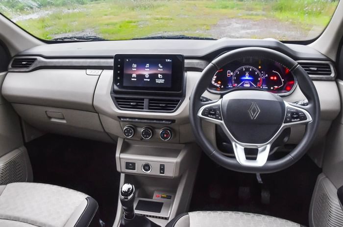 2025 Renault Triber interior and dashboard