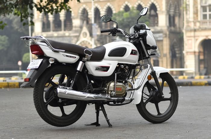 TVS Radeon rear static