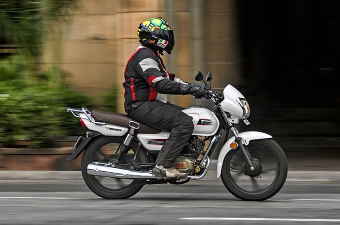 TVS Radeon side action