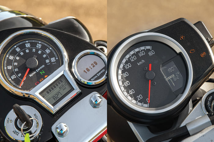 2021 Royal Enfield Classic 350 vs Honda H'ness CB350 comparison
