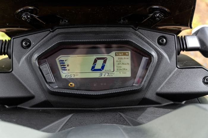 Hero Xoom 160 LCD display