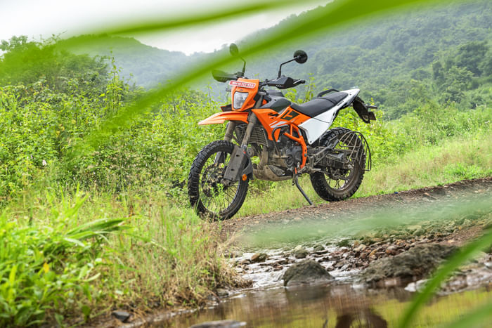 KTM 390 Enduro R global spec front three quarter