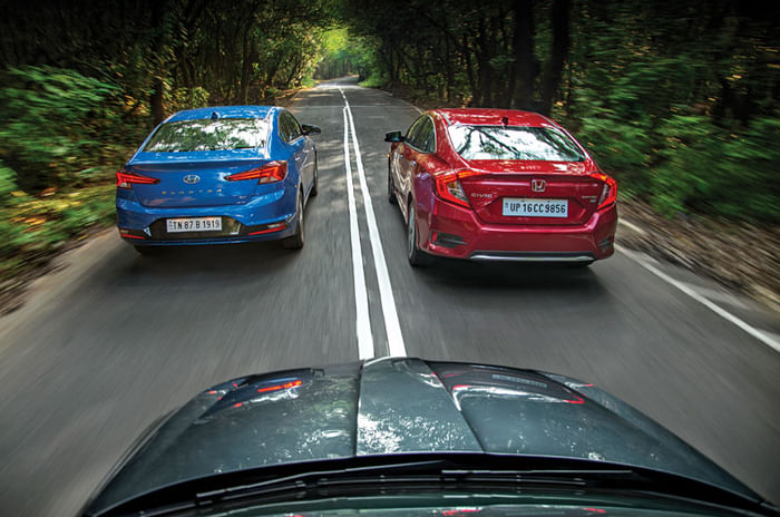 2019 Elantra vs Civic vs Octavia comparison