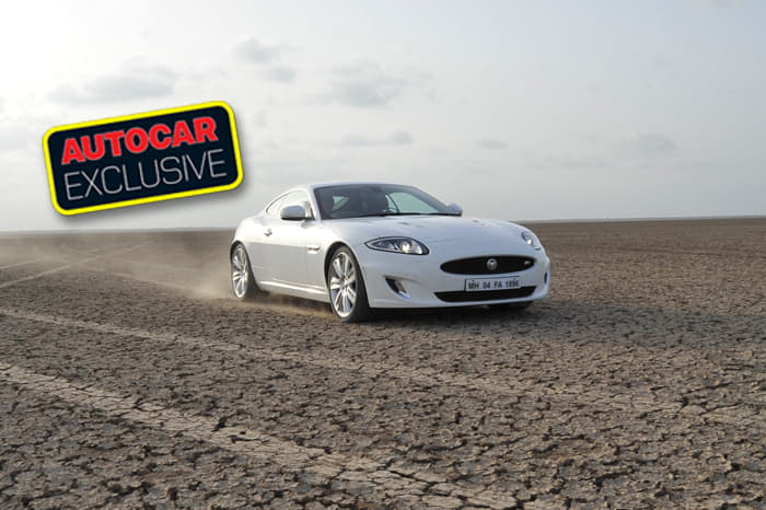 Jaguar XKR drive in Rann of Kutch
