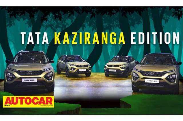 2022 Tata Punch, Nexon, Harrier, Safari Kaziranga Editions first look video