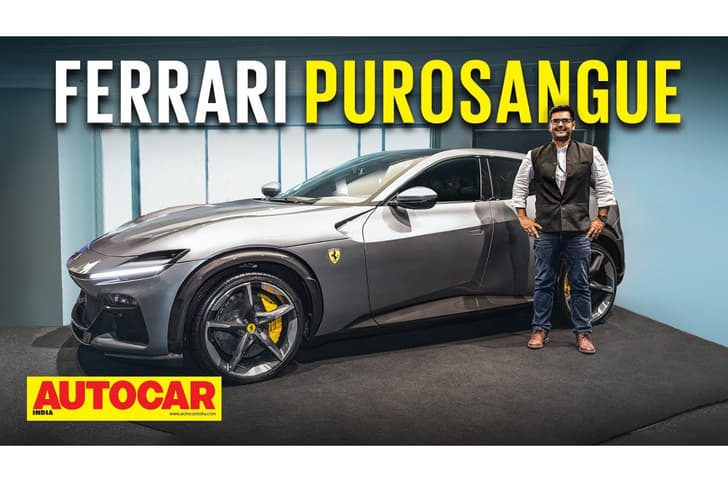 Ferrari Purosangue SUV first look video