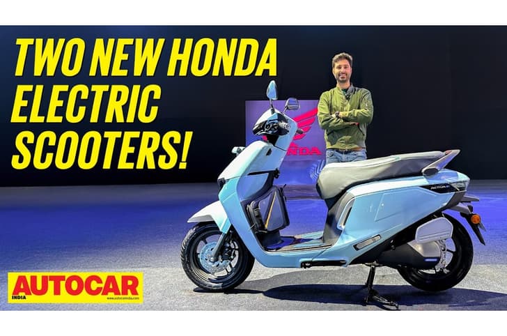 Honda Activa e:, QC1 electric scooters walkaround video