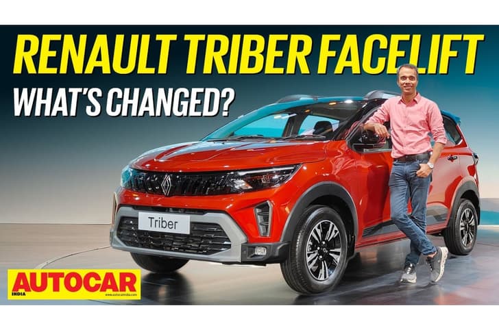 2025 Renault Triber facelift walkaround video