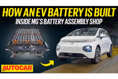 MG India battery assembly shop tour video