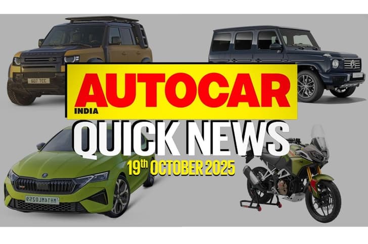 Quick News video, October 19, 2025