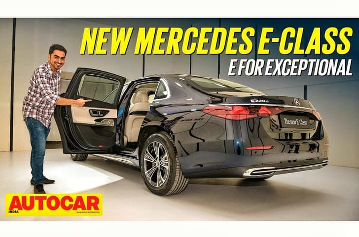 New Mercedes E-Class LWB India walkaround video