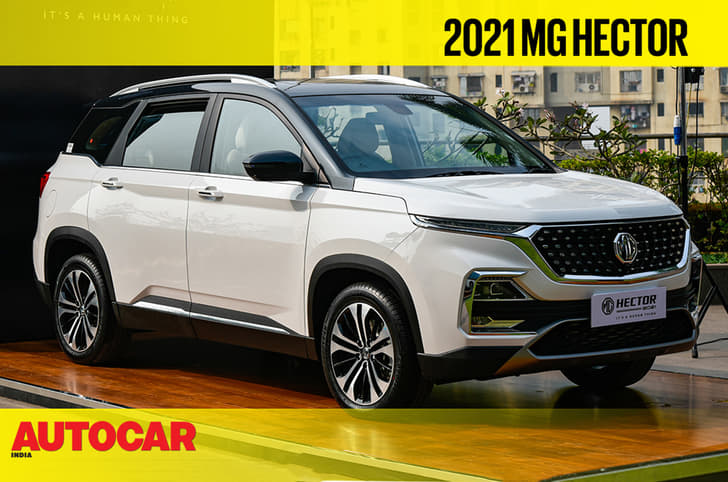 2021 MG Hector facelift, Hector Plus 7-seat first look video