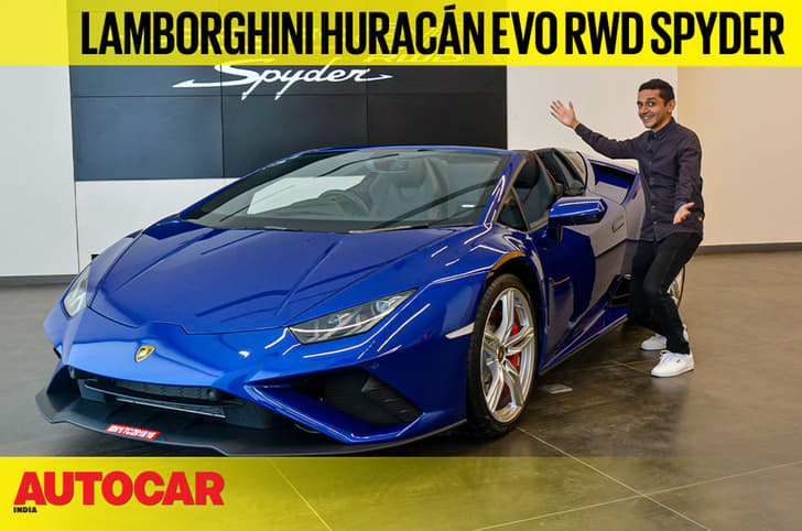 Lamborghini Huracan Evo RWD Spyder first look video