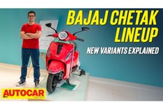 Bajaj Chetak variants walkaround video