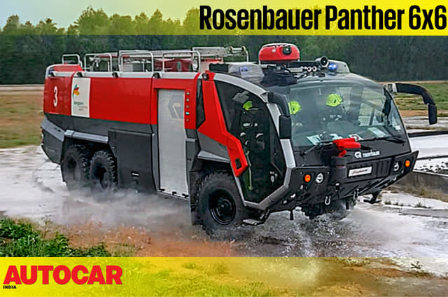 Rosenbauer Panther 6x6 fire truck video