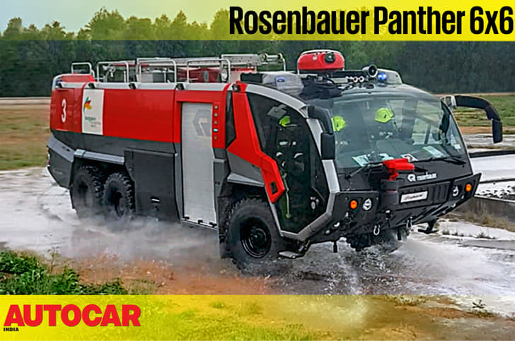 Rosenbauer Panther 6x6 fire truck video