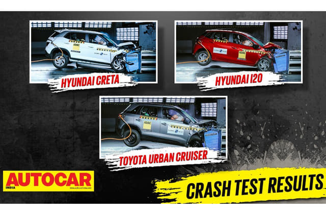 Hyundai Creta, i20 & Toyota Urban Cruiser Global NCAP crash test video