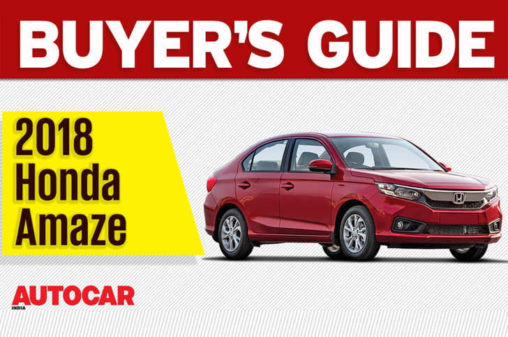 2018 Honda Amaze buyer's guide video