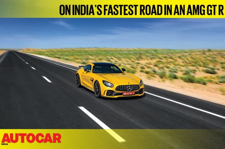 On India's fastest road in a Mercedes-AMG GT R